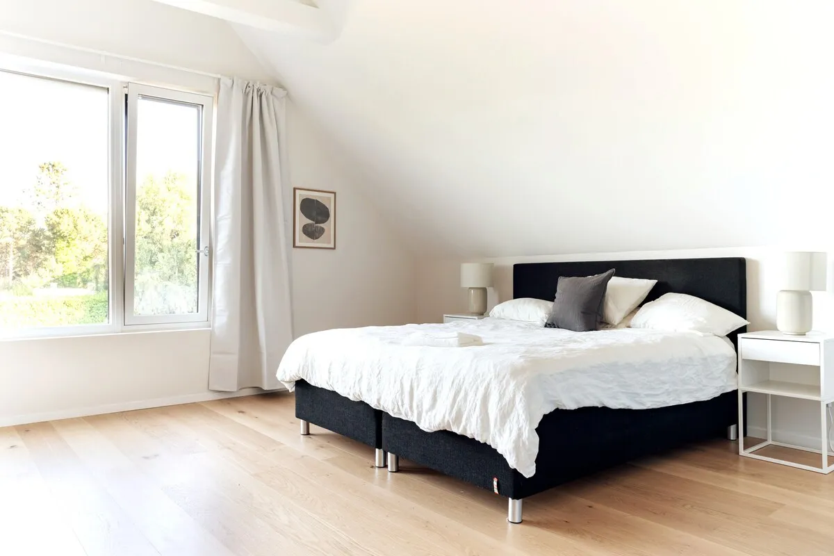 Schlafzimmer 2 mit Doppelbett im Obergeschoss